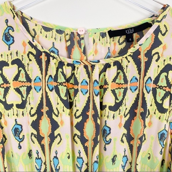 Tibi New York Silk Layla Ikat Dress - Picture 9 of 9